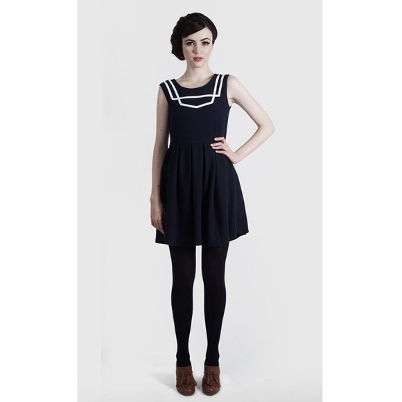 dear creatures Dresses & Skirts - DEAR CREATURES Modcloth Mia Navy Sailor Dress